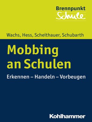 cover image of Mobbing an Schulen